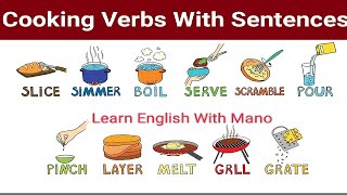 Cooking Verbs With Sentences - English To Urdu Translation - Learn And Speak English