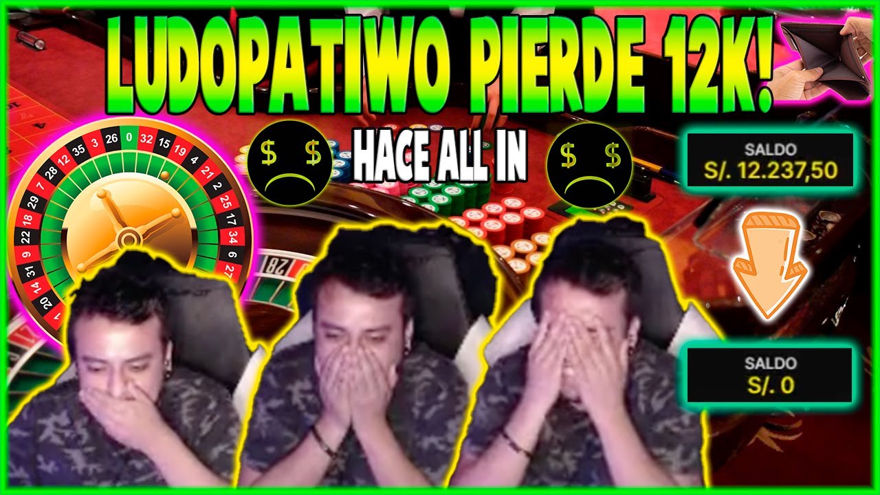 IWO PIERDE 12K en la RULETA 😱😱 Hace ALL IN y ARRUINA TODO!! 😭😭