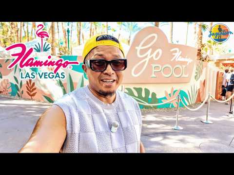 Staying at FLAMINGO LAS VEGAS to Visit the New GO POOL in 2025!