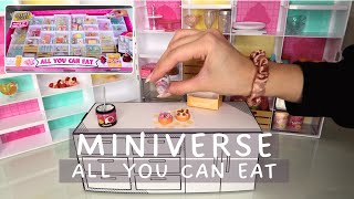 Unboxing Miniverse All You Can Eat. NEW collectibles and recipes