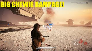 An angry wookiee is a wookiee to be feared! - Star Wars Battlefront 2