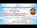 WEBINAR ON " Intellectual Property Rights: Engineer’s Perspective "