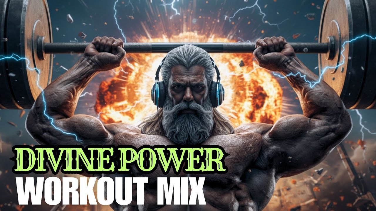 DIVINE POWER ⚡ 1 Hour Epic Rock × EDM Workout Mix | Beast Mode Gym Motivation