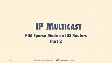 Demo 4.2 - PIM Sparse Mode on IOS Routers Part 2