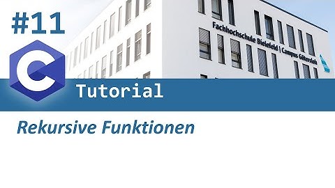 C-Programmierung #11: Rekursive Funktionen