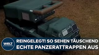 FAKE-PANZER FÜR DEN KRIEG: Reingelegt! So sehen täuschend echte Panzerattrappen aus