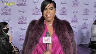EJ Johnson arrives in All Pink at The Proud Family: Louder and Prouder premiere!