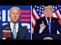 The stark difference between Trump's and Biden's responses to vote counting