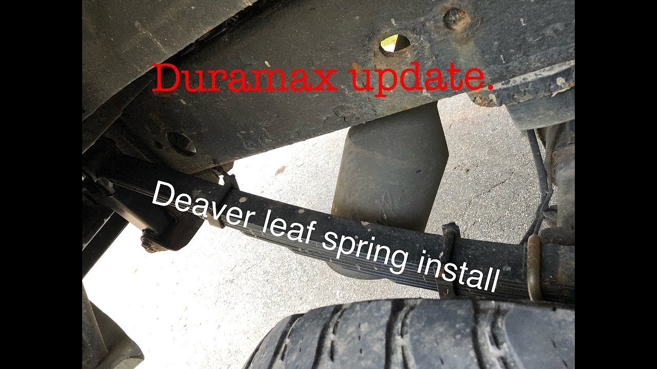 Leaf spring install - YouTube