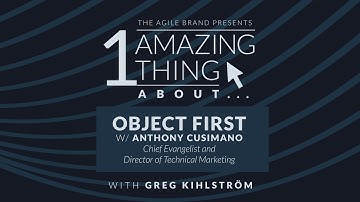 #10: One Amazing Thing About Object First with Anthony Cusimano
