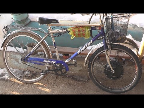 E-bike from a coaster bike