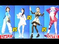 Fortnite cute uwu girls showcased with all legendary dances