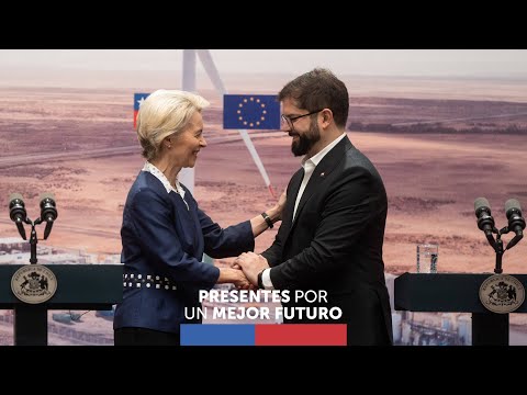 Presidente Gabriel Boric y Ursula von der Leyen realizan declaración conjunta