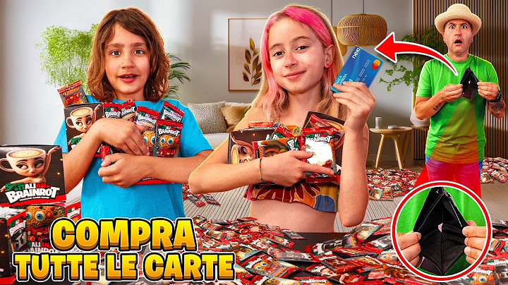 GIORGIA COMPRA 100 PACCHI DI CARTE DEGLI ITALIAN BRAINROT! RUBA I SOLDI DI PAPÀ SALVO CHE LA SCOPRE