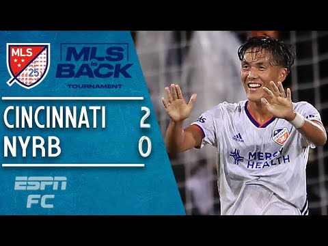 FC Cincinnati 2-0 New York Red Bulls: Jaap Stam's squad in the knockout round | MLS Highlights