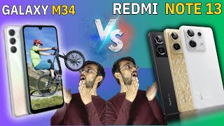 Redmi Note 13 VS Samsung m34 5G | In-Depth Comparison  Price and Full Detail