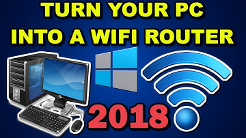 Turn your Windows PC into a Router or Hotspot Tutorial (without software)