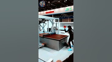 The parallel robot playing table tennis at the China International Import Expo 🏓 The technology is