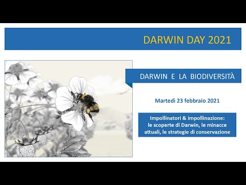 Impollinatori e impollinazione - Darwin Day 2021