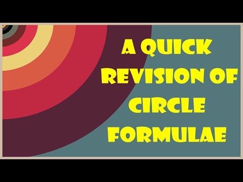 Amazing Tricks To Understand Circles Formulas - Geometry - Math - LetsTute - 동영상