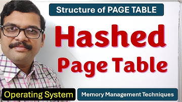 How Hashed Page Tables Work? | OS Paging & Memory Management | Hashed Page Table | OS