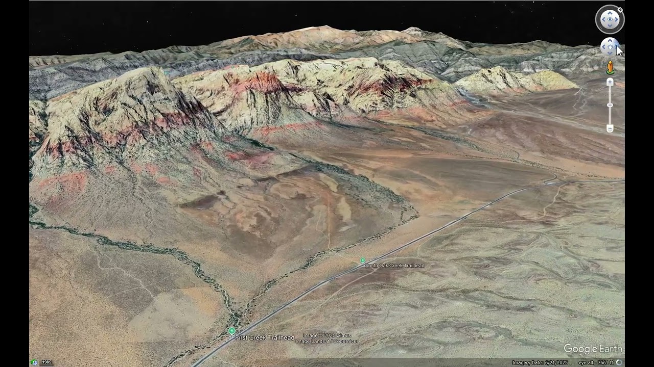 Keystone Thrust at Red Rocks State Park, Nevada