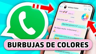 COLOR Bubbles in WHATSAPP Chats For Android 2023