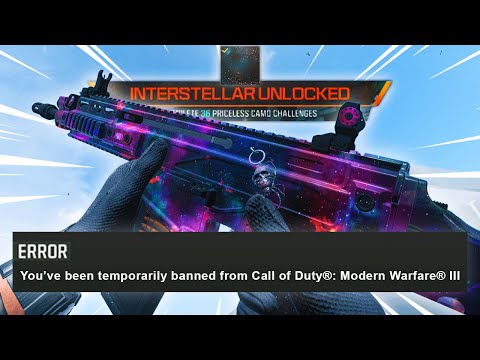 I finished all MWIII camos, then they BANNED me...