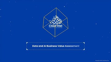 Make Your Business #DataDriven with Cloud Intel’s Data and AI BVA