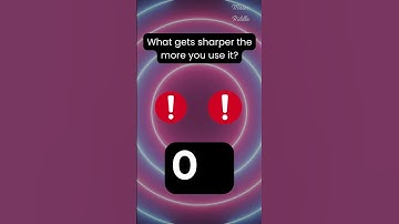 What Gets Sharper the More You Use It?