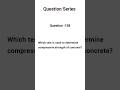 Civil Engineering Interview Question Series| compressive strength of cube #civilengineering #exam