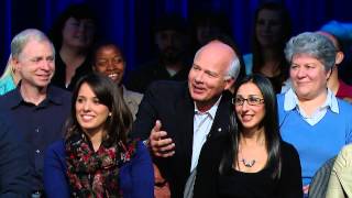 Play video: Mansbridge Surprises Lloyd Robertson on Strombo | CBC