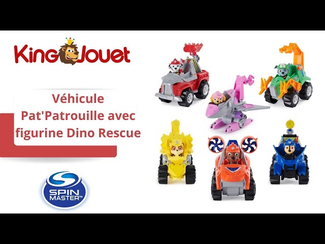 PAT PATROUILLE - VEHICULE + FIGURINE DELUXE ROCKY DINO RESCUE Paw