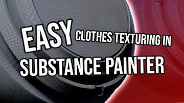 Texturing Clothes in Substance Painter (BEGINNER TUTORIAL)