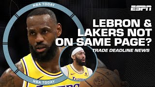 Are LeBron \& the Lakers ON THE SAME PAGE heading into the NBA Trade Deadline? 👀 | NBA Today