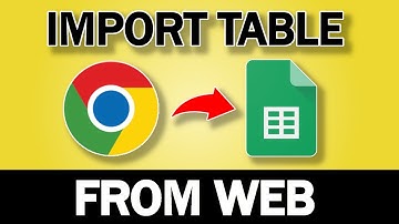 Use This Tip to Import a Website Table in Google Sheets