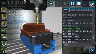 CNC VMC Simulator updated ver. 1.0.9 (31.07.2022) screenshot 1