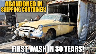 First Wash in 30 Years: ABANDONED Barn Find Studebaker Disaster Detail! | Satisfying Restoration