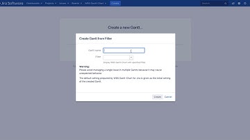 Create a Gantt from a filter