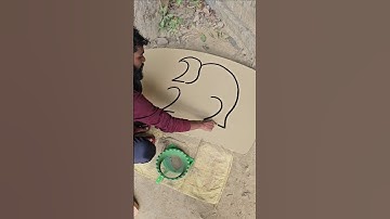 222 = How to draw Elephant Drawing With Number for beginners #art #shorts