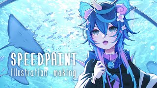 aquarium ✦ speedpaint【CLIP STUDIO PAINT】