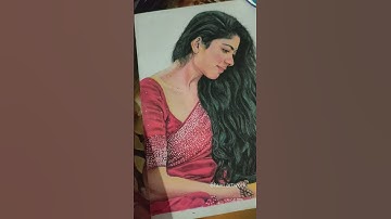 Drawing of sai pallavi 😘 || #shorts #youtubeshorts