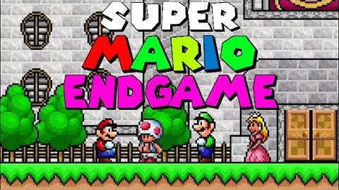 Super Mario Endgame (SMBX 1.4.5) Title Screen Intro & Cutscene Preview 2 (WIP)