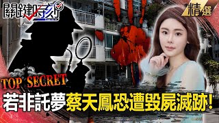 【香港命案】若非託夢找到大埔…蔡天鳳恐遭毀屍滅跡！？揭秘台灣首件「無屍命案」竟只靠血痕擒凶？！【關鍵時刻】劉寶傑