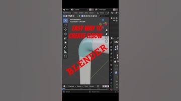 create an elbow with pipe Blender Skill .