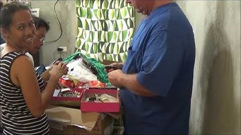 Part 3 Opening The Balikbayon Boxes From Grace