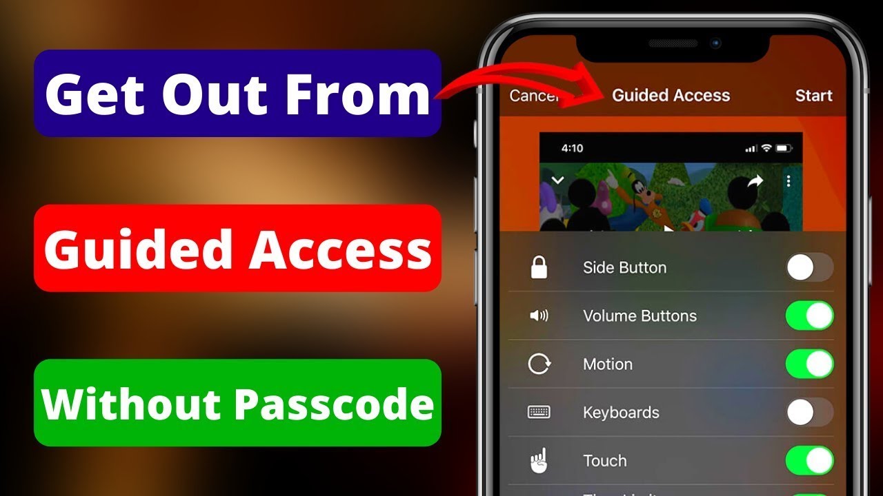 How to Get Out From Guided Access in iPhone & iPad without Pin or