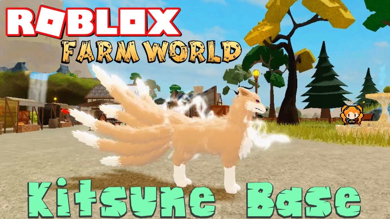 Roblox Farm World Kitsune 2 0 New Updated Base Adult Vs Pup Youtube - roblox farm world new siamese kitten cat boar glowing kistunes adorable bubble trail new den youtube