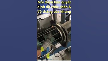 Hàn đỉnh khung túi lọc bụi bằng máy hàn điểm – Chuẩn từng mối, đều từng đường #Shorts