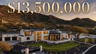 INSIDE A $13.5 MILLION PARADISE VALLEY MANSION WITH INSANE MOUNTAIN VIEWS 